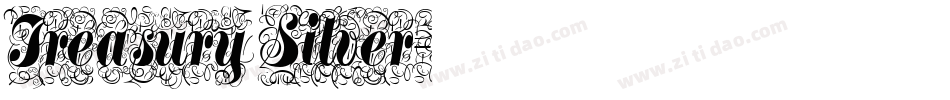 Treasury Silver字体转换